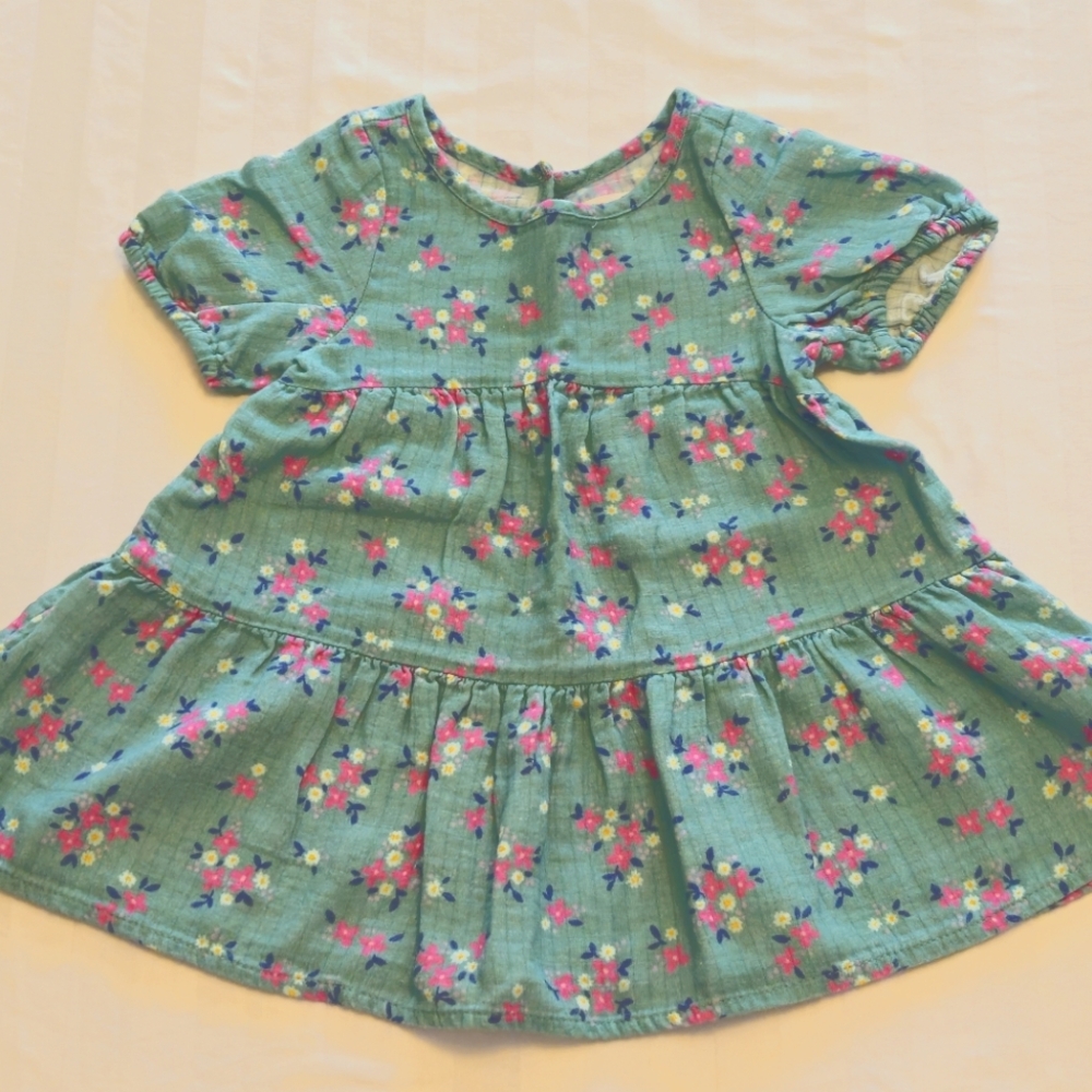 Cat & Jack Cotton Toddler Dress, 12M, EUC